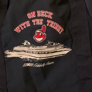 Celebrity Cruise Cleveland Indians Duffel, Excellent Condition!